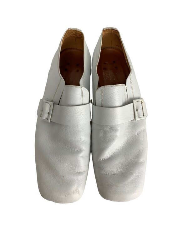 Rare 1960\'s Volare By Carlo Leoni White Leather Italian Loafers main image 10